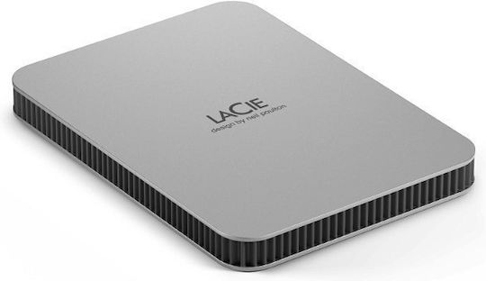 Lacie Mobile Drive v2 USB 3.2 Externe HDD 1TB 2.5" Silber