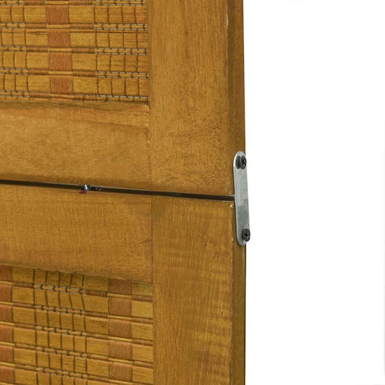 vidaXL Dekorativer Raumteiler Hölzernes mit 3 Paneelen 105x180cm