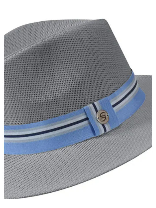 Stamion Fabric Men's Hat Fedora Gray
