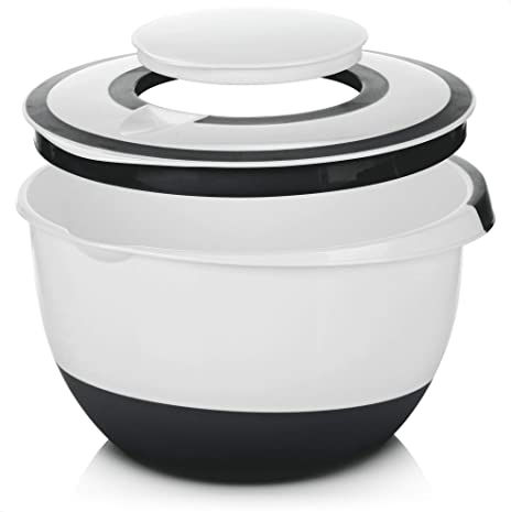 Excellent Houseware Bol de Amestecare din Oțel Inoxidabil cu Diametru de 26cm și Înălțime de 16cm.
