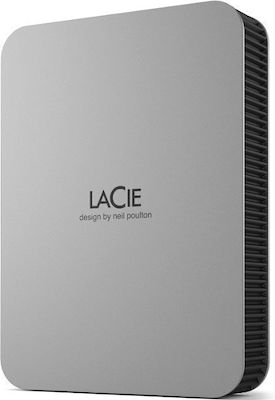 Lacie Mobile Drive v2 USB 3.2 Extern HDD 4TB 2.5" Argint