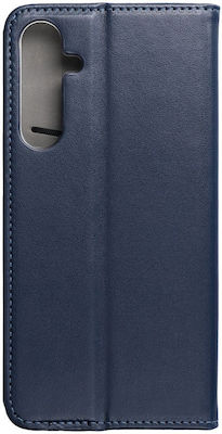 smart magneto Book Leather / Silicone Navy Blue (SAMSUNG A55)