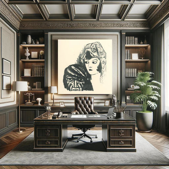 Spanish Painting on Canvas 120x120cm