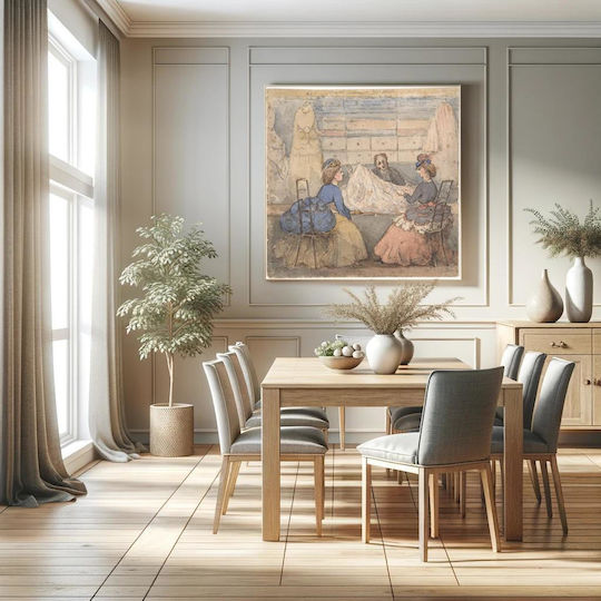 Картина Тъкан 120x120см
