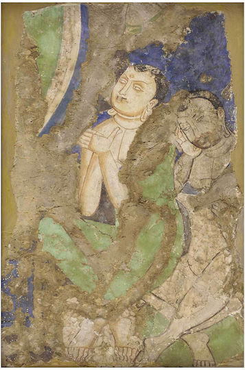 Two Monks, From Cave 224, Smithsonian American Art Museum, Gift Of John Gellatly Πίνακας σε Καμβά 100x70cm
