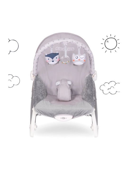 Ricokids Manual Relax pentru Bebeluși Gri pentru Copil până la 9kg