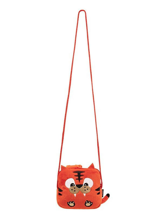 Polo Mini Crazy Animals Παιδικό Πορτοφόλι Κερμάτων με Φερμουάρ Κόκκινο
