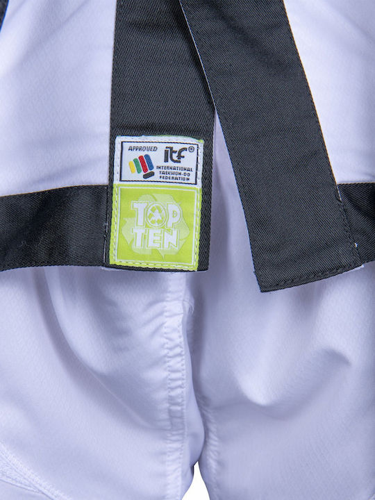 Top Ten Master Dobok “green” Στολή Taekwondo Ενηλίκων/Παιδική Λευκή