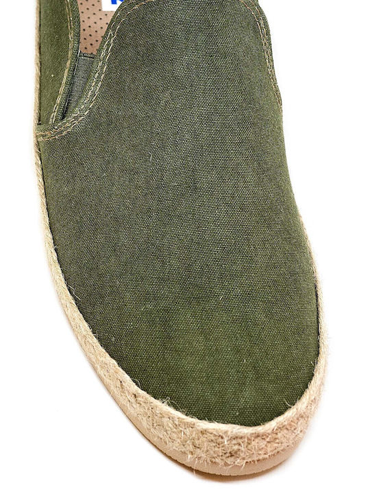 Din material textil Espadrile pentru bărbați în culoarea Gri