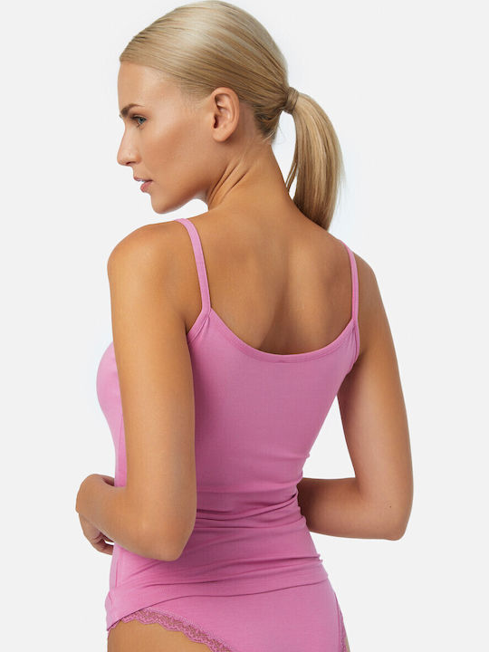 Fimelle Elegance Women's Sleeveless T-Shirt Cyclamino