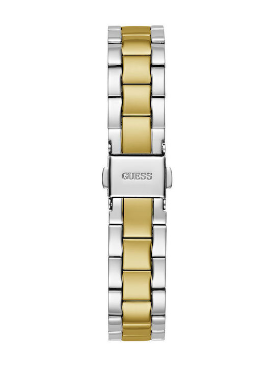 Womens Watch 30mm Chronograph Battery With Silver Steel Bracelet