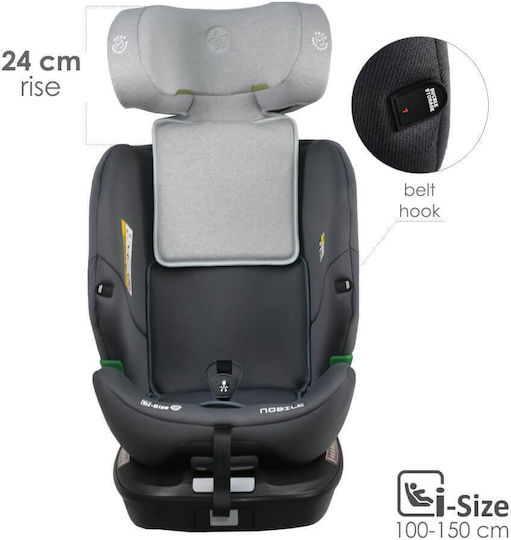 Bebe Stars Nobile Καθισματάκι Αυτοκινήτου i-Size με Isofix Ice Grey