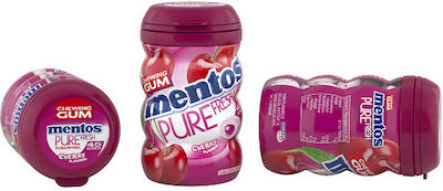 Mentos 45 Дъвки за дъвчене Pure Fresh с вкус на Череша 1бр 87гр