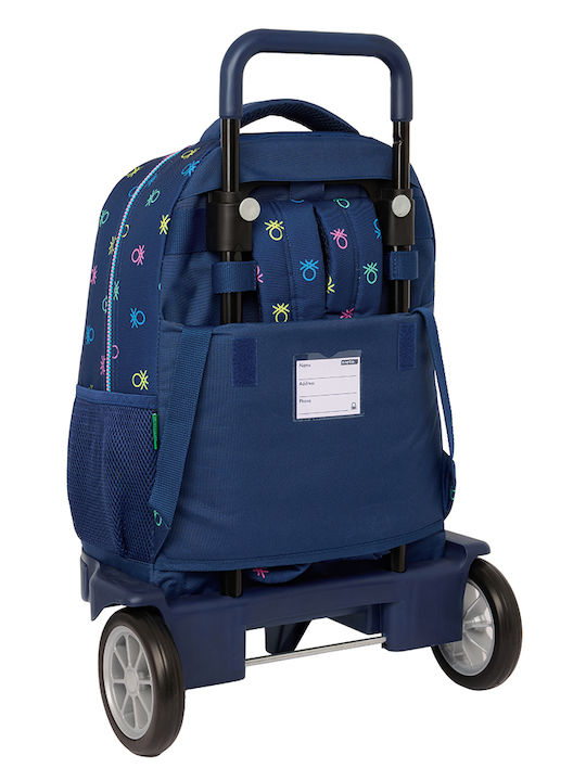 Safta Backpack Kindergarten Trolley Bag Benetton Cool