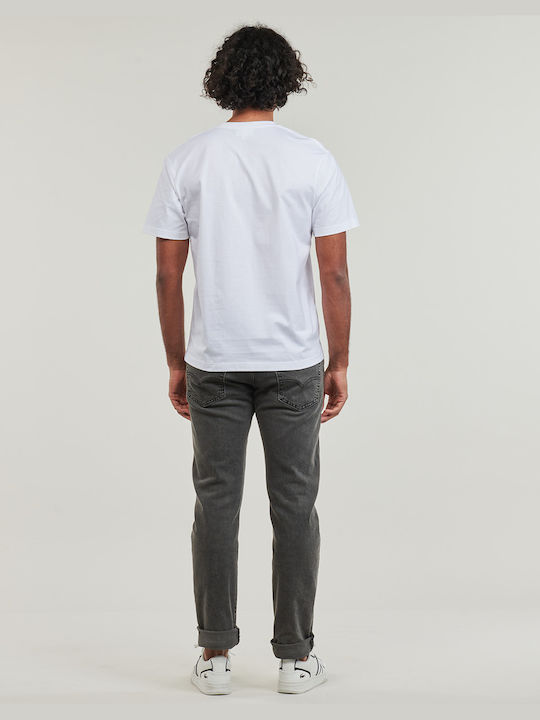 Lacoste Ανδρικό T-shirt Κοντομάνικο Λευκό
