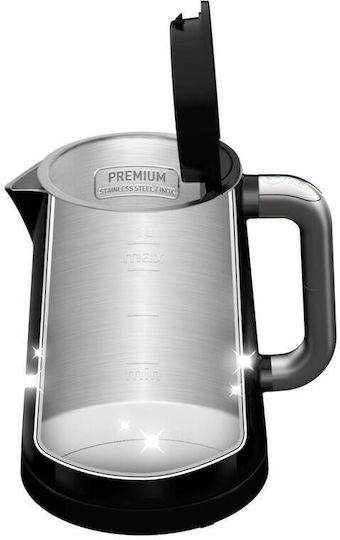 Tefal Smart & Light Βραστήρας 1lt 1800W Μαύρος