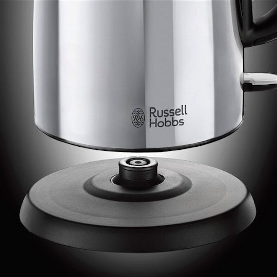 Russell Hobbs Victory Fierbător 1.7lt 2400W Argintiu