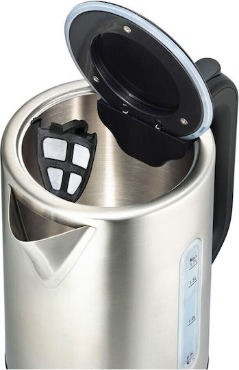 Solis Vario Temp 5516 Βραστήρας 1.7lt 2000W Ασημί