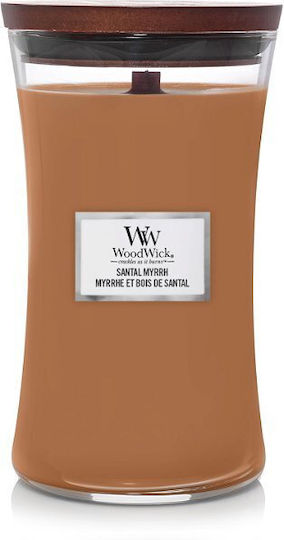 WoodWick Scented Candle Jar with Scent Santal Myrrh 609gr 1pcs