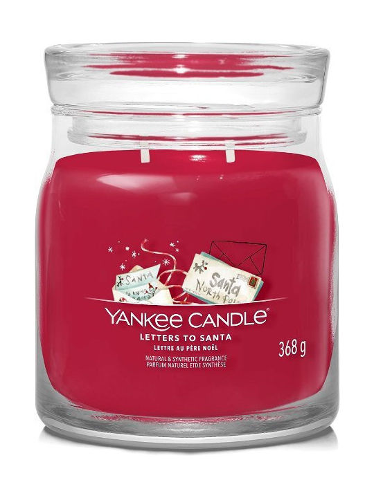 Yankee Candle Dekoratives Kerze Letters To Santa Signature Gefäß Rot 368gr 1Stück