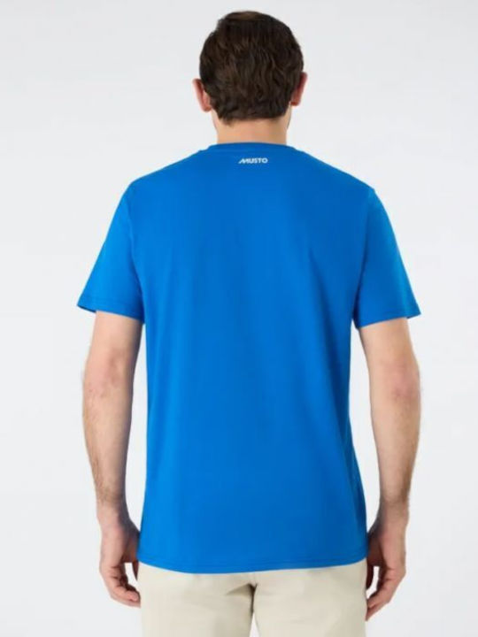 Musto Ανδρικό T-shirt Κοντομάνικο Aruba Blue