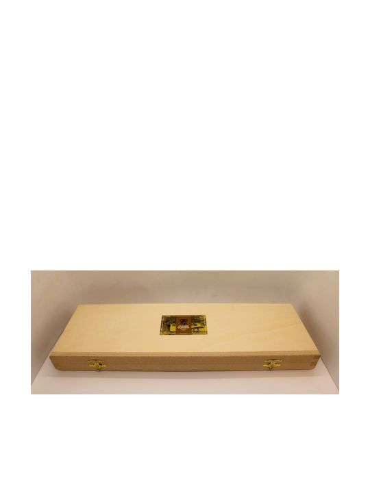 Claude Dozorme Laguiole Olive Wood Knife Set from Stainless Steel 2pcs