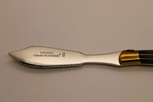 Claude Dozorme Laguiole De Table Light Horn Cuțite Pește din Oțel Inoxidabil 6buc