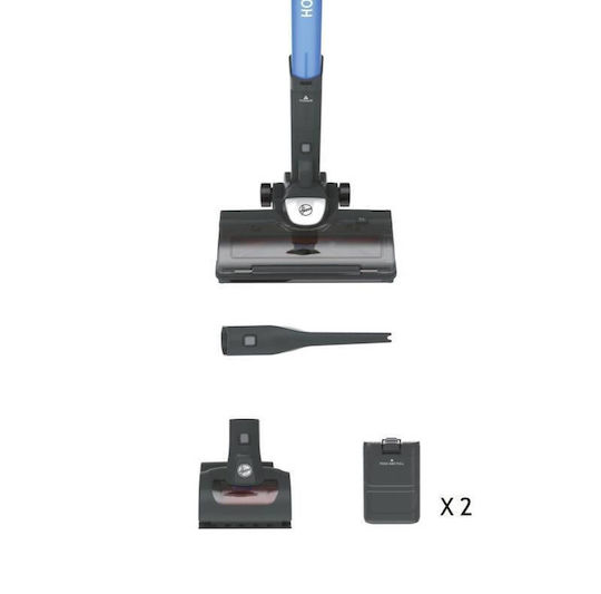 Hoover H-Free Επαναφορτιζόμενη Σκούπα 2 σε 1 Stick & Χειρός 22V Μπλε
