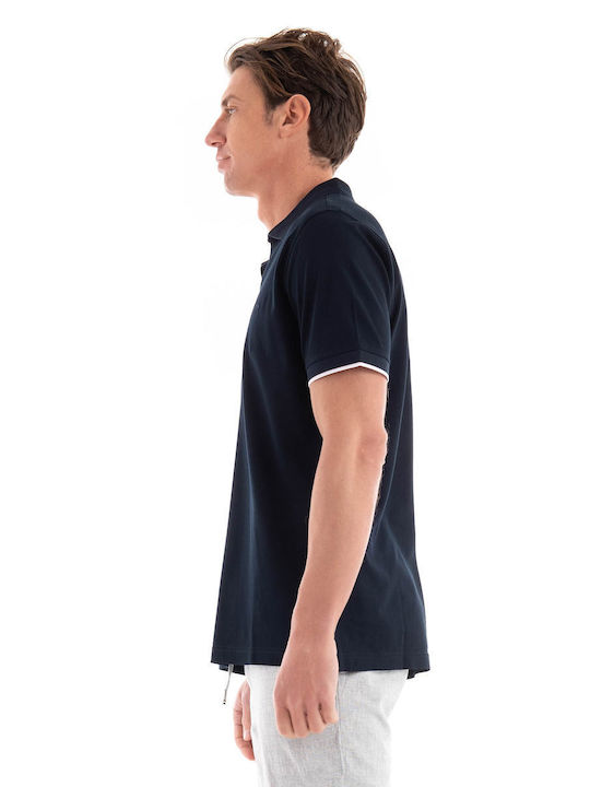 Karl Lagerfeld Men's Short Sleeve Blouse Polo Navy