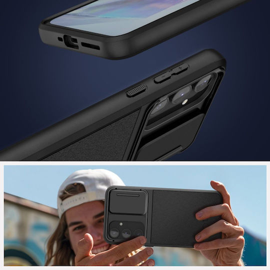 Tech-Protect Velar Задна корица Силикон Черен (Galaxy A55)