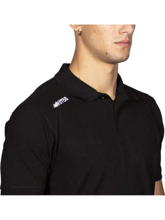 Team Color Polo Αθλητικό T-shirt Μαύρο