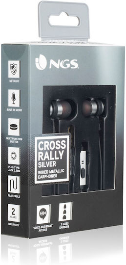 Ακουστικά Earbud Ngs Elec-headp-0294 Ασημί