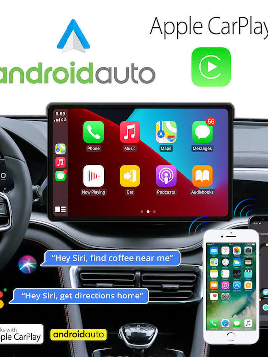 Kirosiwa Car Audio System for Ford Fusion 2012-2017 (Bluetooth/USB/WiFi/GPS/Apple-Carplay/Android-Auto) with Touch Screen 10"