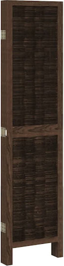 vidaXL Dekorativer Raumteiler Hölzernes mit 5 Paneelen 175x160cm