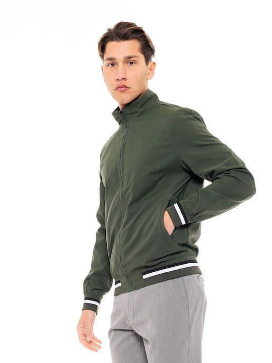 Biston Herren Jacke Lässig Dark Green