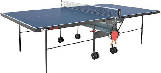 Stiga Action Roller Faltbar Tischtennisplatte Innenbereich