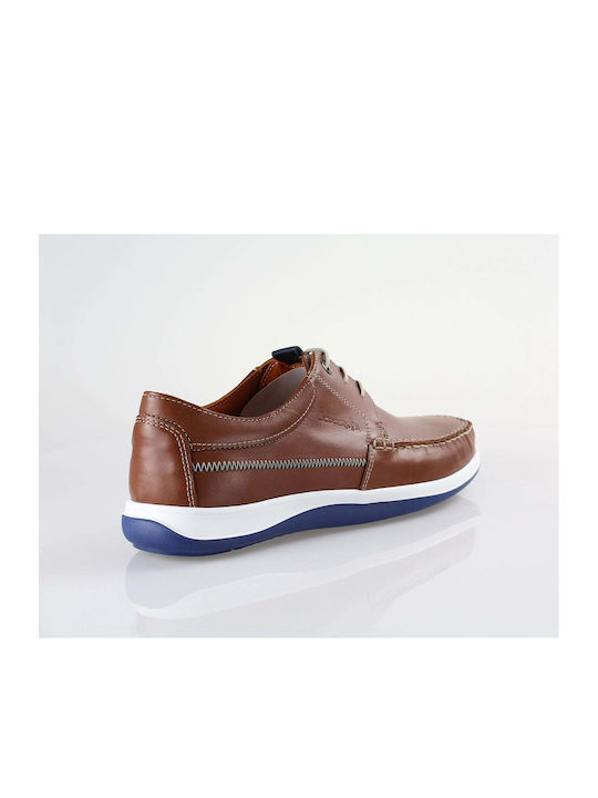 Boxer Men's Leather Casual Shoes Brown