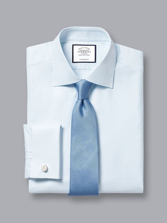 Charles Tyrwhitt Seidenkrawatte Charles Tyrwhitt Meeresblau