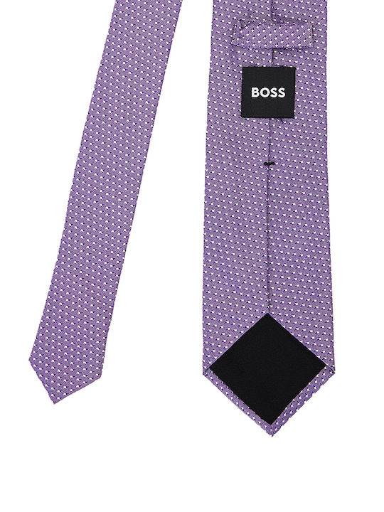 Boss Jacquard Tie Jacquard Microdesign Boss Tie Light Pink