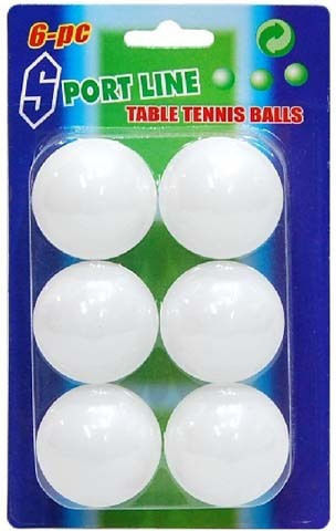Factory Μπαλάκια Ping Pong 6τμχ
