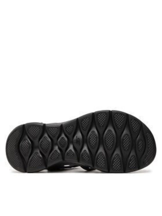Damen Flache Sandalen in Schwarz Farbe