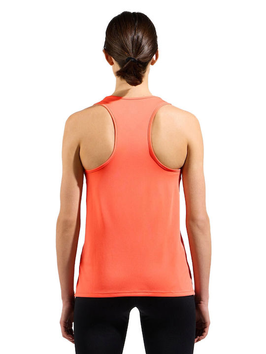 Odlo Women's Athletic Blouse Sleeveless Fast Drying Coral