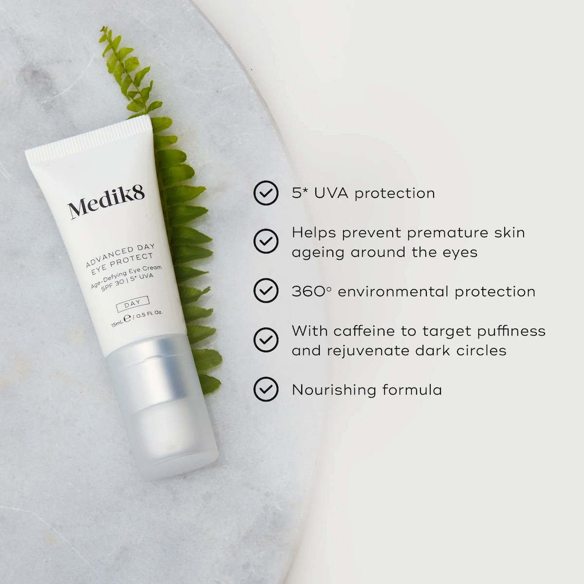 Medik8 Advanced Day Eye Protect Ενυδατική & Αντιγηραντική Κρέμα Ματιών με SPF30 με Ρετινόλη & Βιταμίνη C 15ml