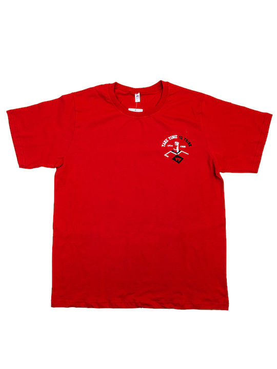 Men's Pyjamas "Take Time To Think" Red