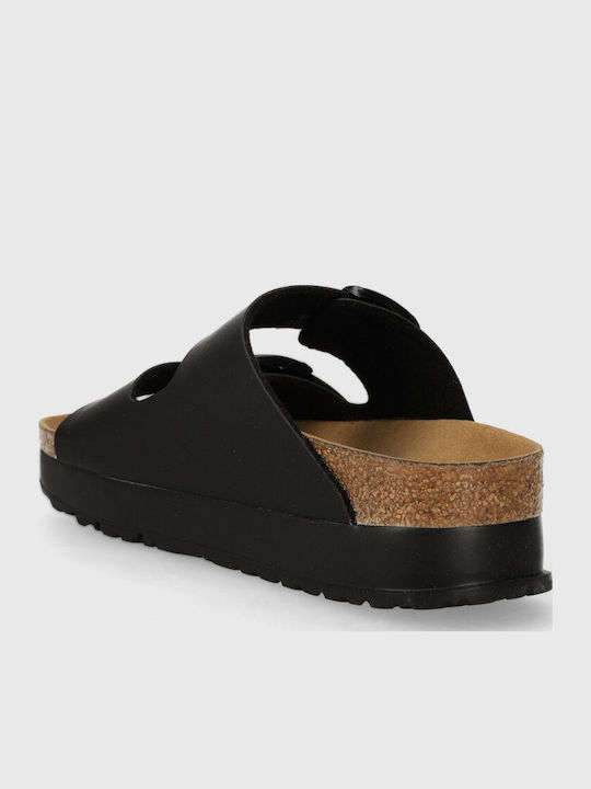 Arizona Γυναικεία Ανατομικά Σανδάλια Μαύρα Narrow Fit