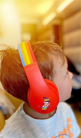 GoGEN Безжични / Жични Over Ear Слушалки с 45 часа Работа Сини
