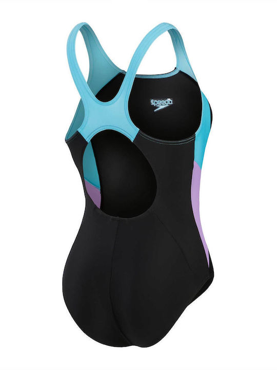 Costum De Baie Întreg Negru Sport