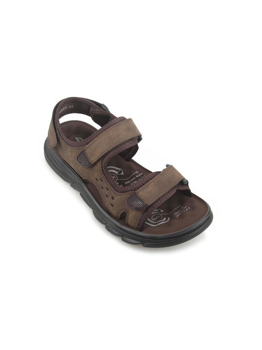 Fshoes Herrensandalen in Braun Farbe