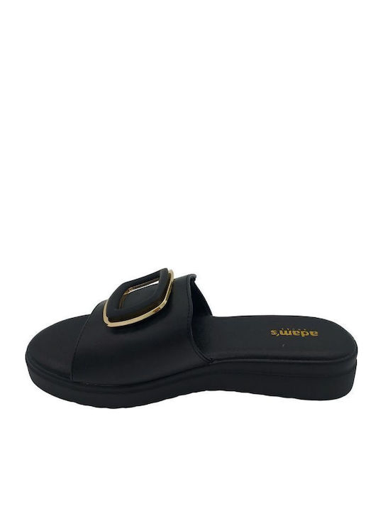 Sandale Casual Damă Flatforme Negre
