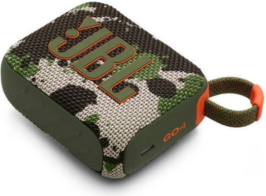 JBL Go 4 Waterproof Bluetooth Speaker 4.2W with Battery Life up to 7 hours Squad